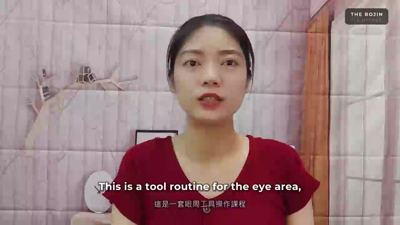 Lan Yu-Ting teaching an eye-area Bojin lesson